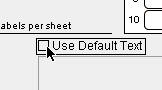 Use Default Text